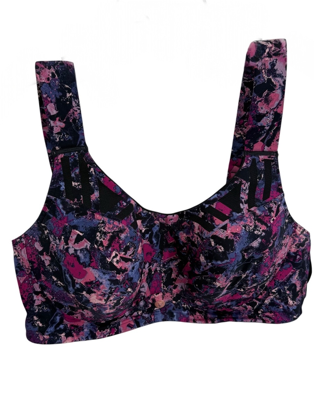 LIVI Lane Bryant High-Impact Wicking Max Support Sports Bra Size 42DD Black